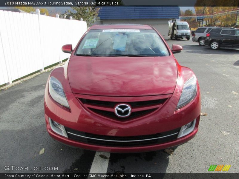 Sangria Red Mica / Beige 2010 Mazda MAZDA6 s Touring Sedan