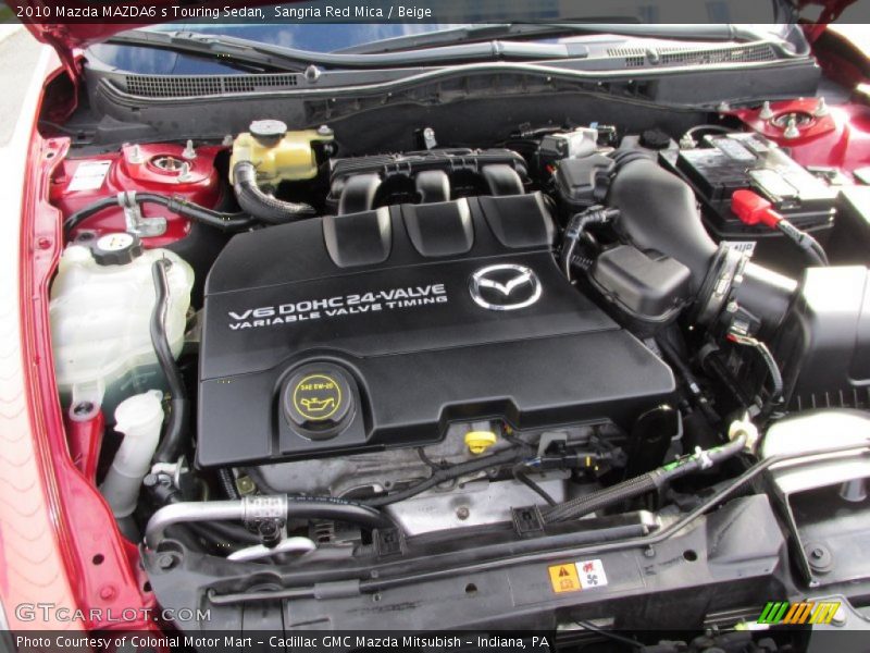 Sangria Red Mica / Beige 2010 Mazda MAZDA6 s Touring Sedan