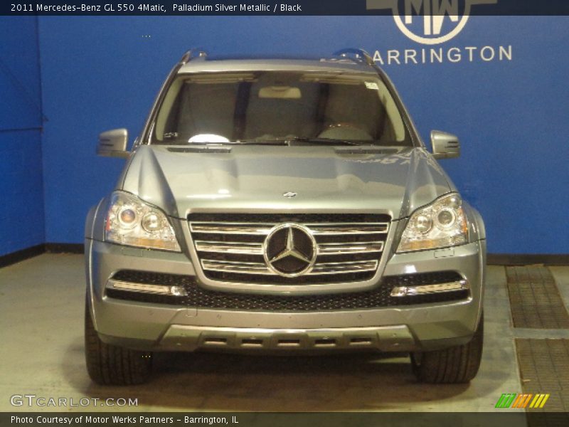 Palladium Silver Metallic / Black 2011 Mercedes-Benz GL 550 4Matic