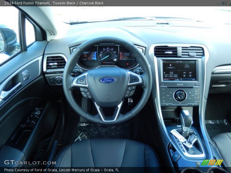 Tuxedo Black / Charcoal Black 2014 Ford Fusion Titanium