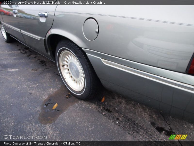 Medium Grey Metallic / Light Graphite 1999 Mercury Grand Marquis LS