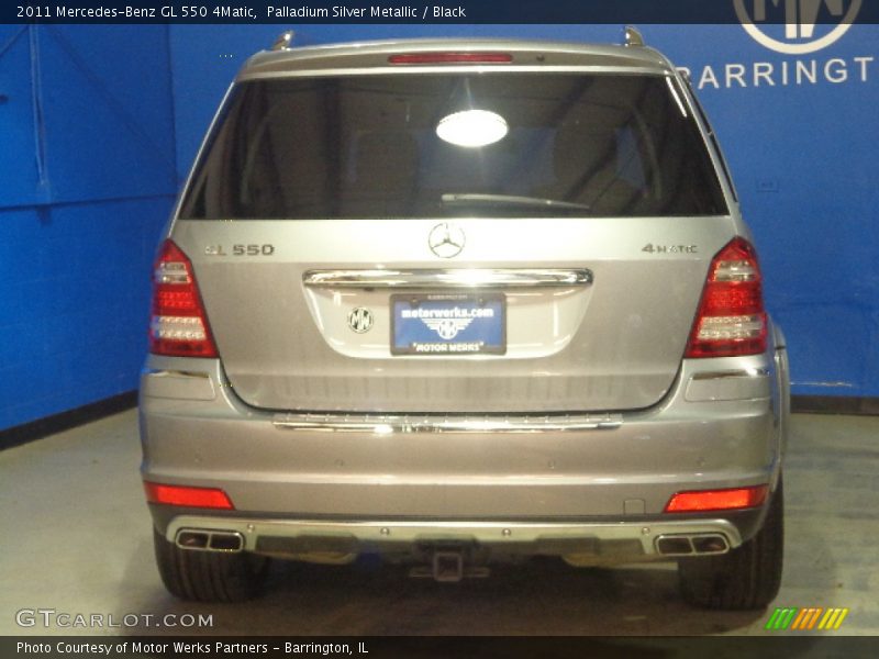 Palladium Silver Metallic / Black 2011 Mercedes-Benz GL 550 4Matic