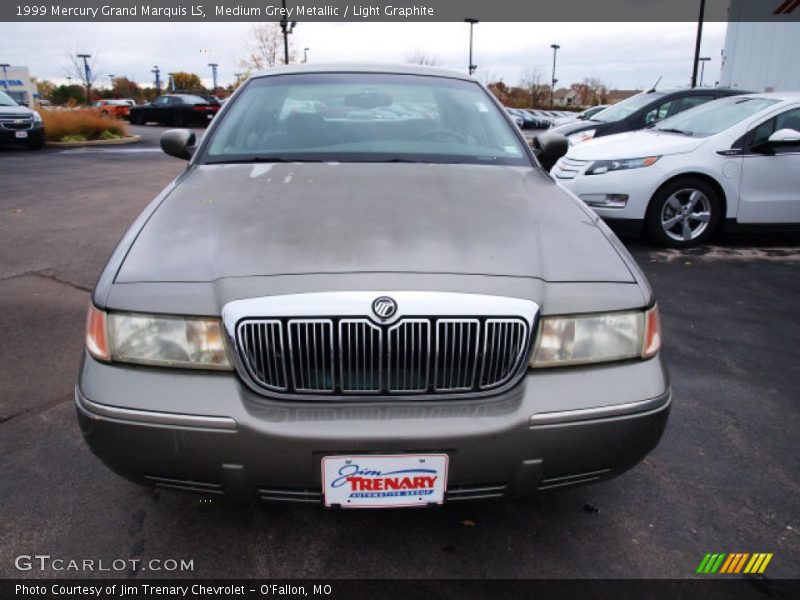 Medium Grey Metallic / Light Graphite 1999 Mercury Grand Marquis LS