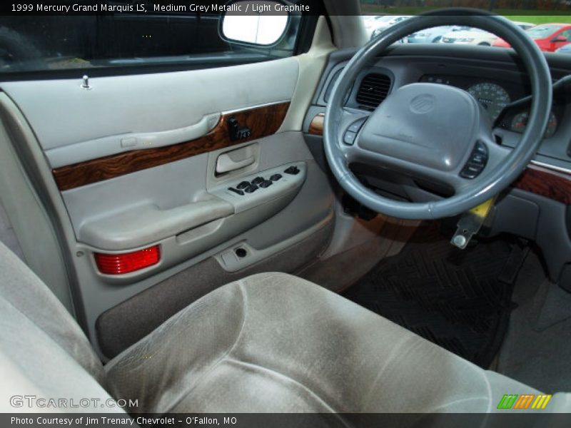 Medium Grey Metallic / Light Graphite 1999 Mercury Grand Marquis LS