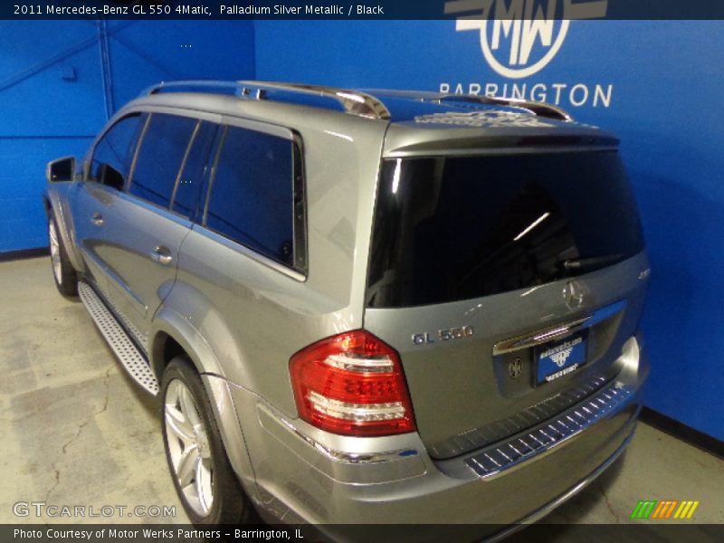 Palladium Silver Metallic / Black 2011 Mercedes-Benz GL 550 4Matic