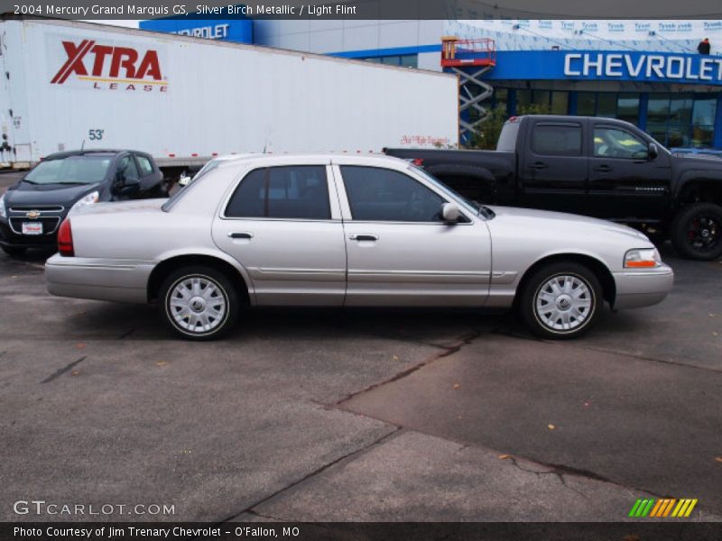 Silver Birch Metallic / Light Flint 2004 Mercury Grand Marquis GS