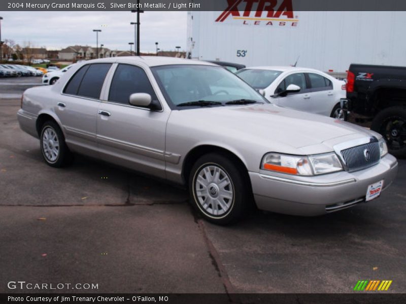 Silver Birch Metallic / Light Flint 2004 Mercury Grand Marquis GS