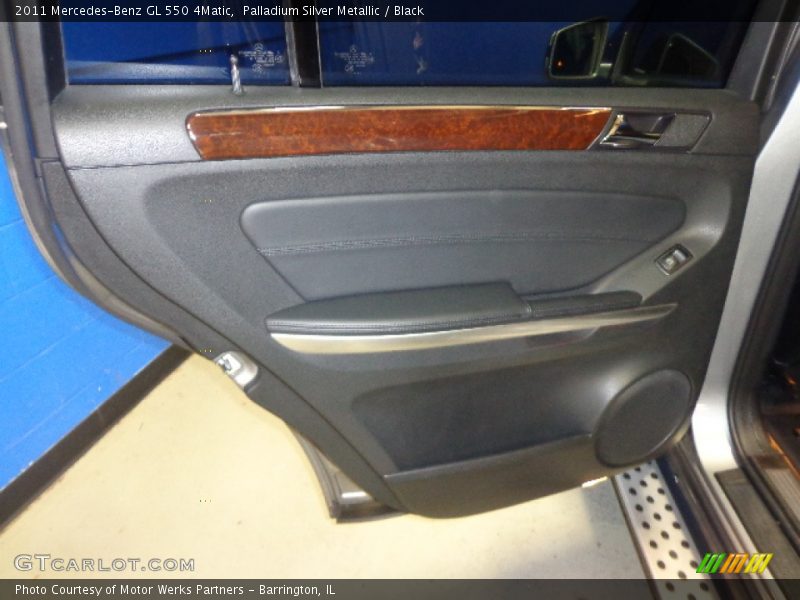 Palladium Silver Metallic / Black 2011 Mercedes-Benz GL 550 4Matic