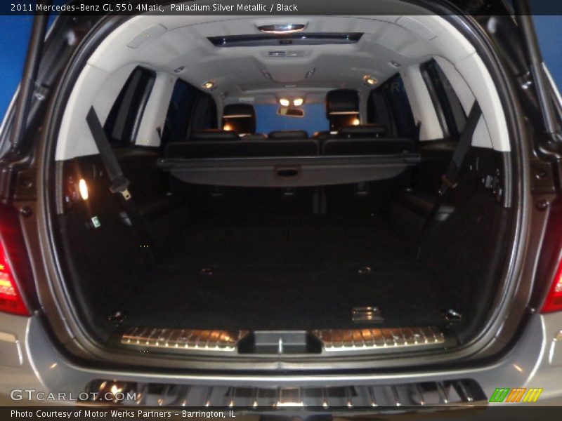 Palladium Silver Metallic / Black 2011 Mercedes-Benz GL 550 4Matic