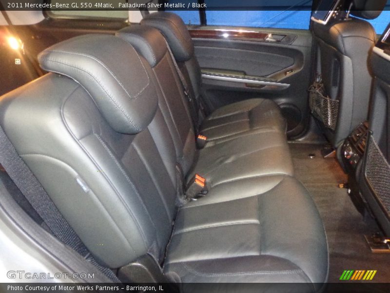 Palladium Silver Metallic / Black 2011 Mercedes-Benz GL 550 4Matic