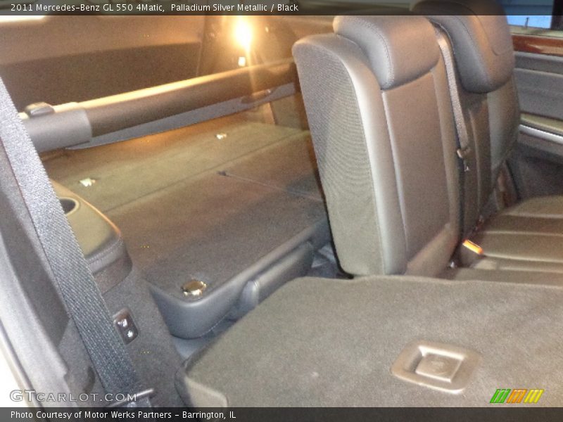 Palladium Silver Metallic / Black 2011 Mercedes-Benz GL 550 4Matic