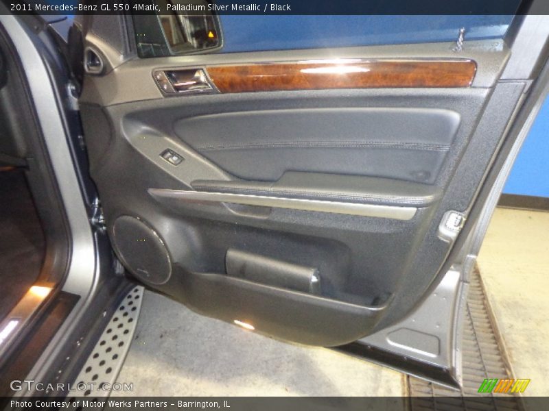 Palladium Silver Metallic / Black 2011 Mercedes-Benz GL 550 4Matic
