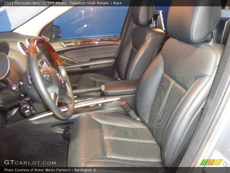 Palladium Silver Metallic / Black 2011 Mercedes-Benz GL 550 4Matic