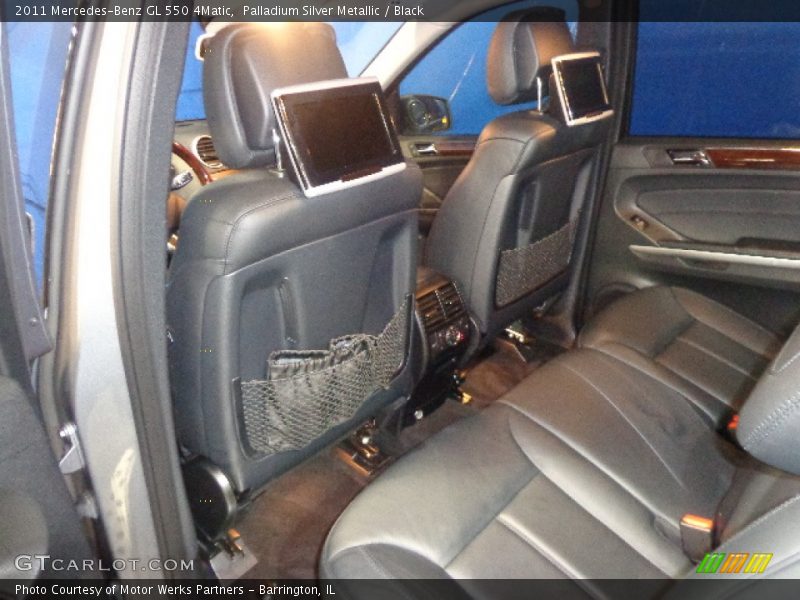 Palladium Silver Metallic / Black 2011 Mercedes-Benz GL 550 4Matic