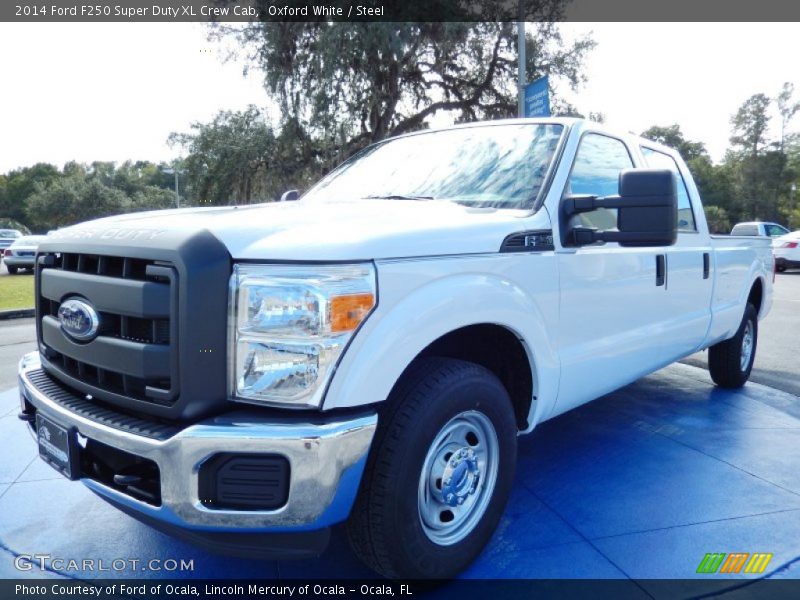 Oxford White / Steel 2014 Ford F250 Super Duty XL Crew Cab