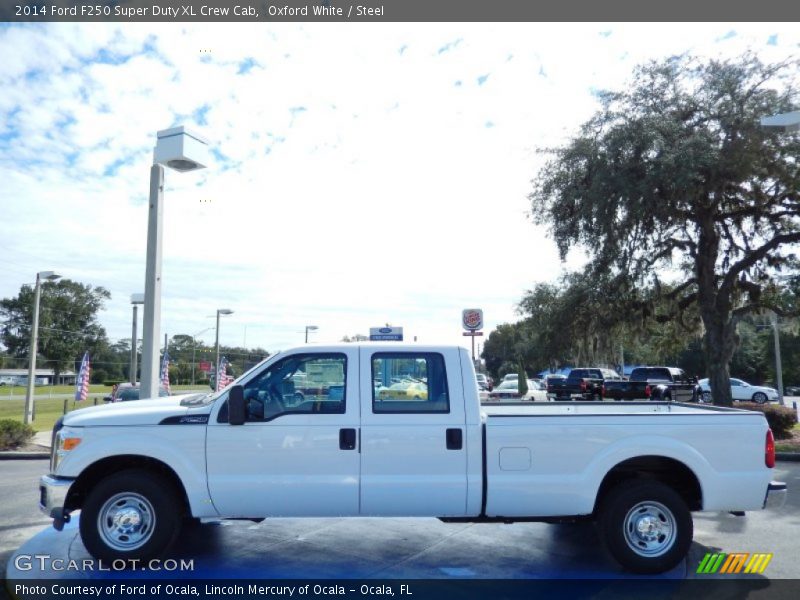 Oxford White / Steel 2014 Ford F250 Super Duty XL Crew Cab