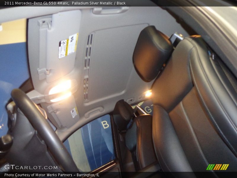 Palladium Silver Metallic / Black 2011 Mercedes-Benz GL 550 4Matic