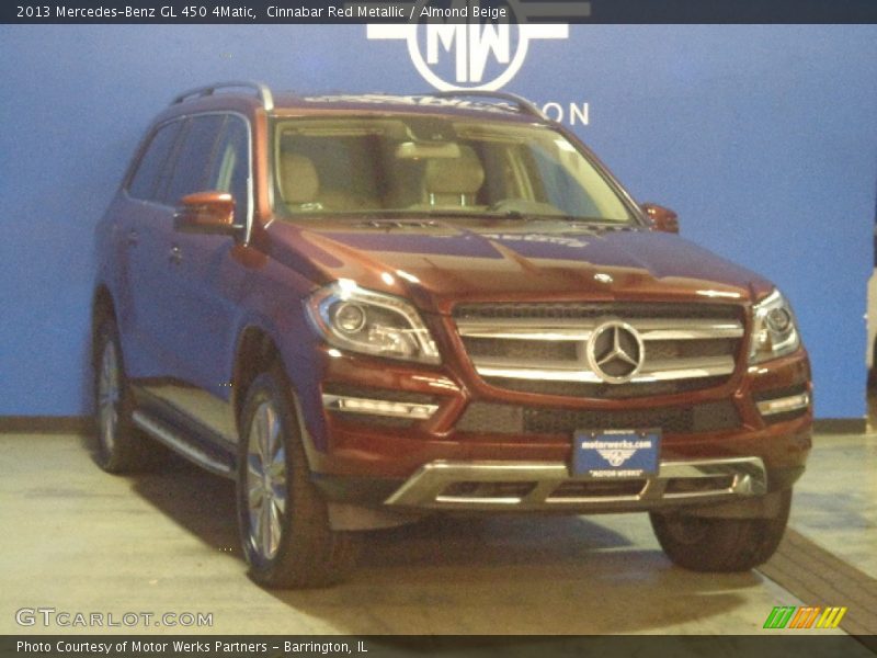Cinnabar Red Metallic / Almond Beige 2013 Mercedes-Benz GL 450 4Matic
