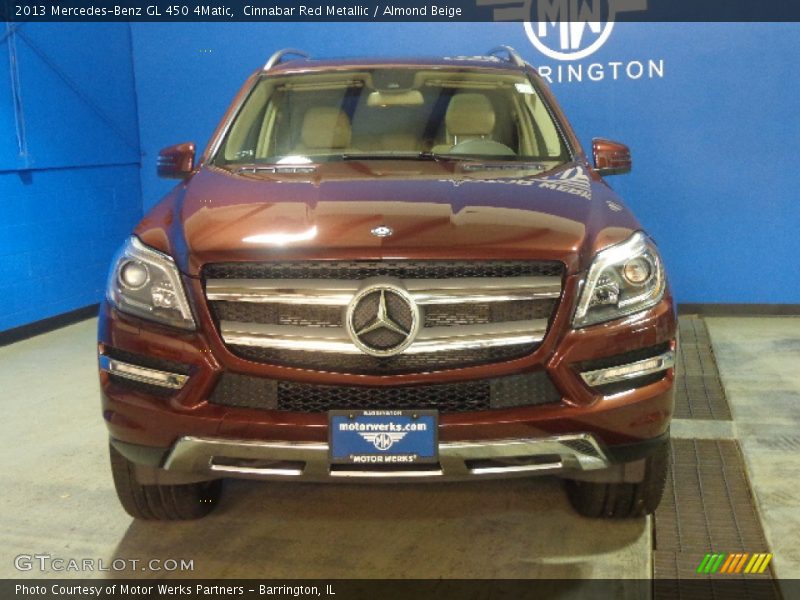 Cinnabar Red Metallic / Almond Beige 2013 Mercedes-Benz GL 450 4Matic