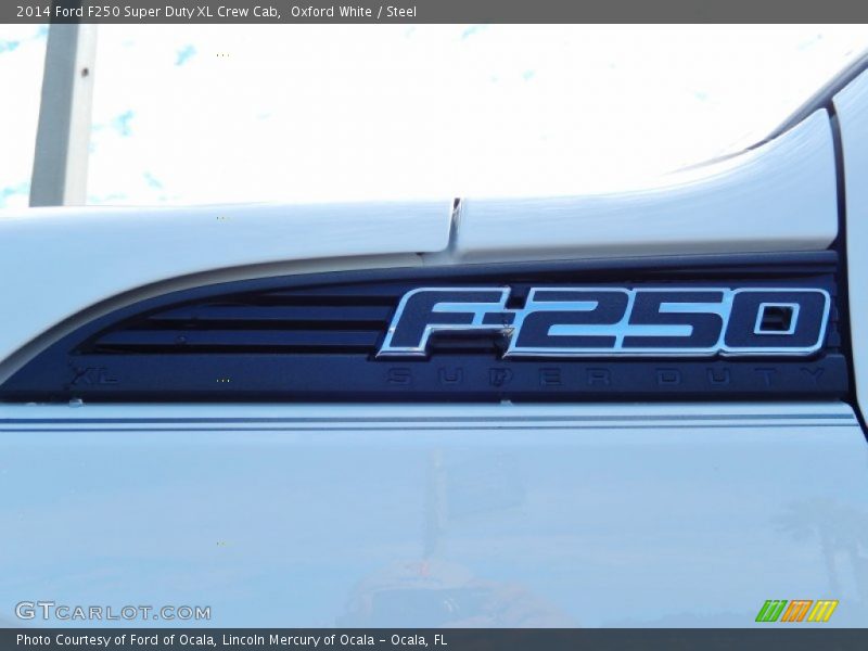 Oxford White / Steel 2014 Ford F250 Super Duty XL Crew Cab
