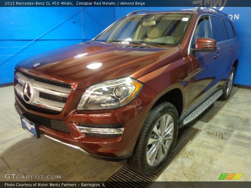 Cinnabar Red Metallic / Almond Beige 2013 Mercedes-Benz GL 450 4Matic