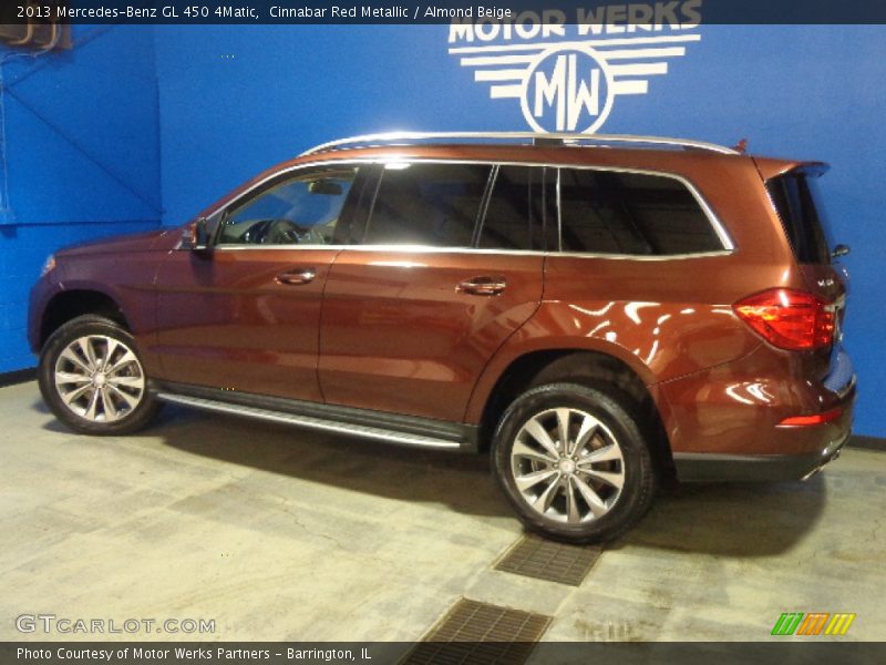 Cinnabar Red Metallic / Almond Beige 2013 Mercedes-Benz GL 450 4Matic