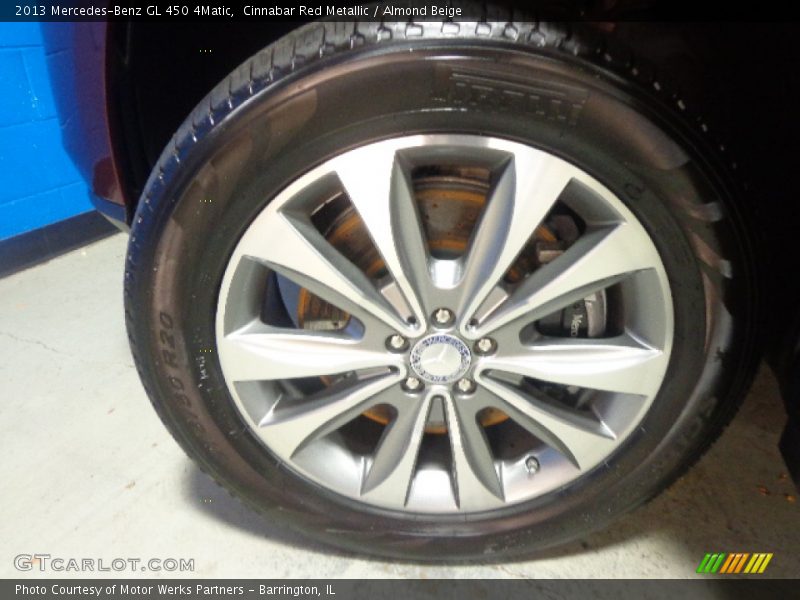 Cinnabar Red Metallic / Almond Beige 2013 Mercedes-Benz GL 450 4Matic