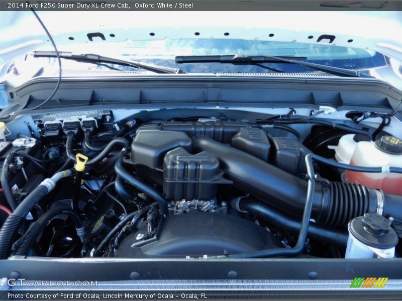 Oxford White / Steel 2014 Ford F250 Super Duty XL Crew Cab