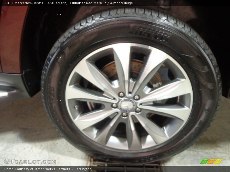Cinnabar Red Metallic / Almond Beige 2013 Mercedes-Benz GL 450 4Matic