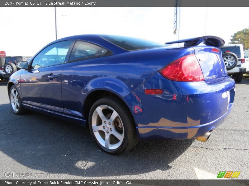 Blue Streak Metallic / Ebony 2007 Pontiac G5 GT