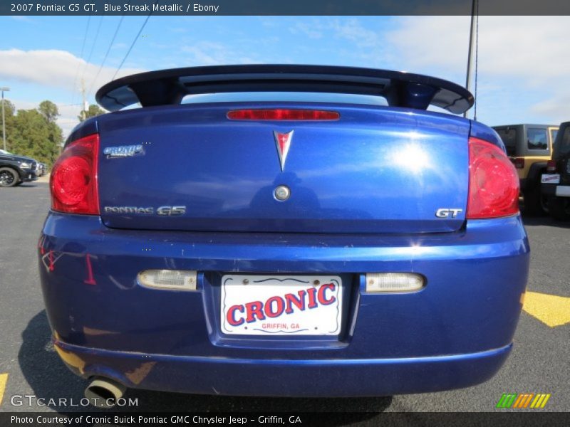 Blue Streak Metallic / Ebony 2007 Pontiac G5 GT