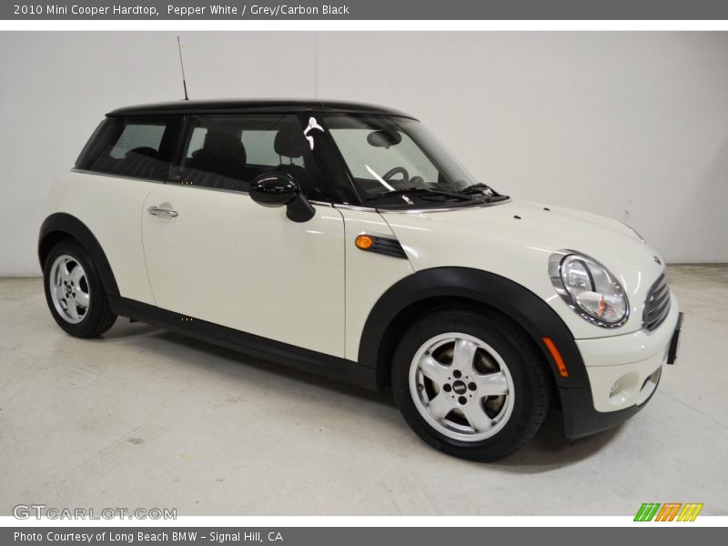 Pepper White / Grey/Carbon Black 2010 Mini Cooper Hardtop