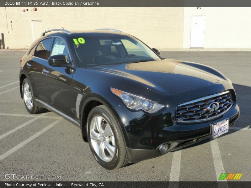 Black Obsidian / Graphite 2010 Infiniti FX 35 AWD