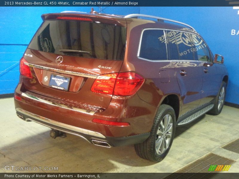 Cinnabar Red Metallic / Almond Beige 2013 Mercedes-Benz GL 450 4Matic
