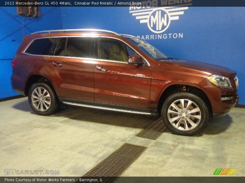 Cinnabar Red Metallic / Almond Beige 2013 Mercedes-Benz GL 450 4Matic