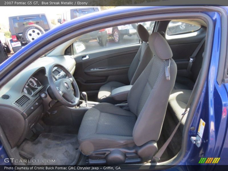 Front Seat of 2007 G5 GT