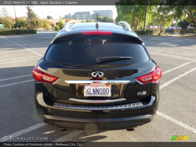 Black Obsidian / Graphite 2010 Infiniti FX 35 AWD