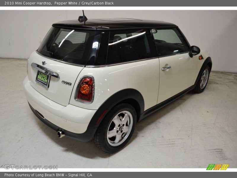 Pepper White / Grey/Carbon Black 2010 Mini Cooper Hardtop