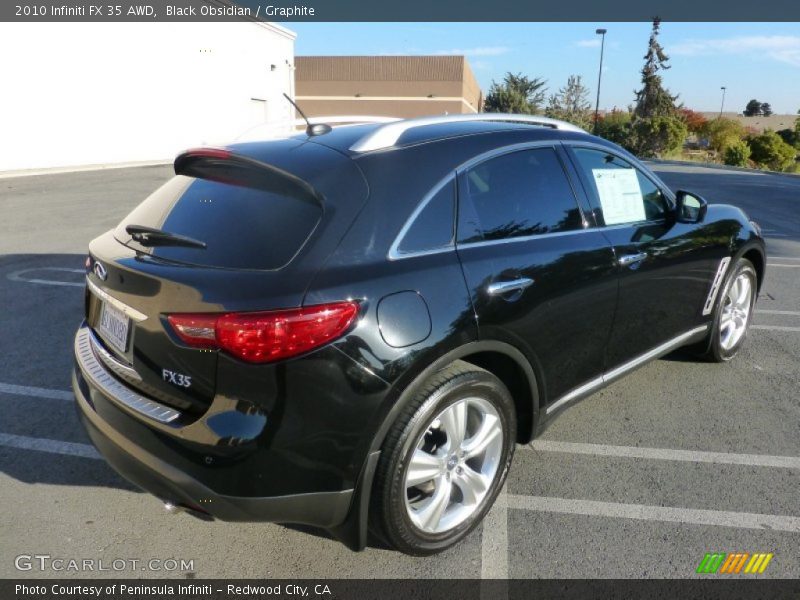 Black Obsidian / Graphite 2010 Infiniti FX 35 AWD