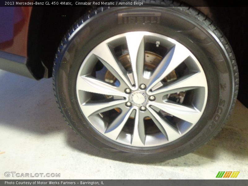 Cinnabar Red Metallic / Almond Beige 2013 Mercedes-Benz GL 450 4Matic