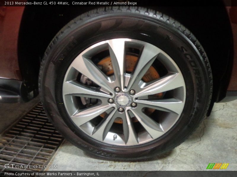 Cinnabar Red Metallic / Almond Beige 2013 Mercedes-Benz GL 450 4Matic