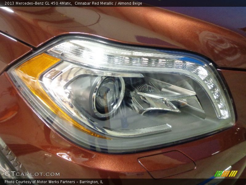 Cinnabar Red Metallic / Almond Beige 2013 Mercedes-Benz GL 450 4Matic