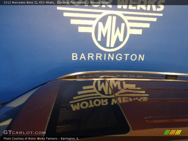 Cinnabar Red Metallic / Almond Beige 2013 Mercedes-Benz GL 450 4Matic