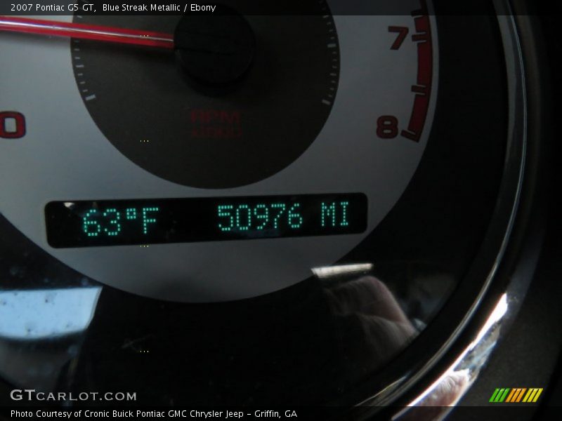 Blue Streak Metallic / Ebony 2007 Pontiac G5 GT