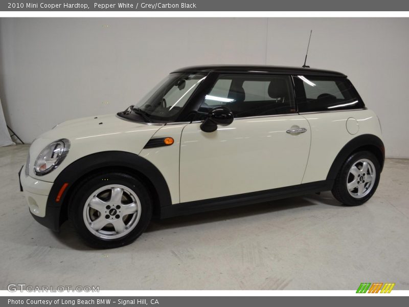 Pepper White / Grey/Carbon Black 2010 Mini Cooper Hardtop