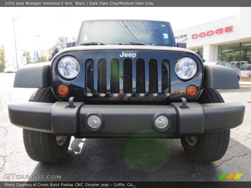 Black / Dark Slate Gray/Medium Slate Gray 2009 Jeep Wrangler Unlimited X 4x4