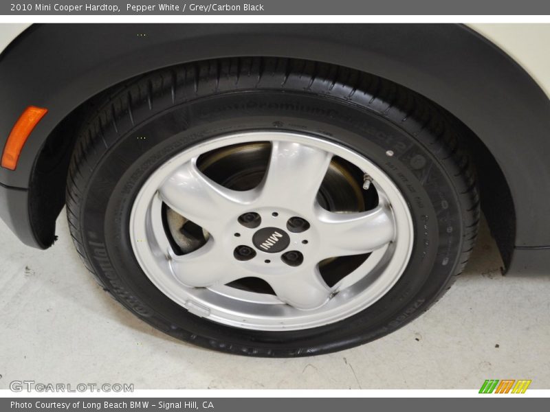Pepper White / Grey/Carbon Black 2010 Mini Cooper Hardtop