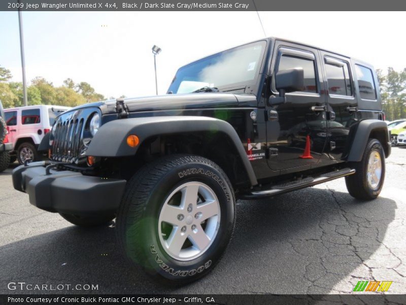 Front 3/4 View of 2009 Wrangler Unlimited X 4x4