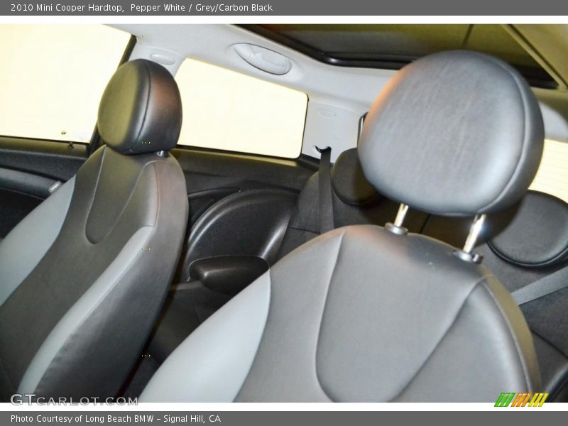 Pepper White / Grey/Carbon Black 2010 Mini Cooper Hardtop