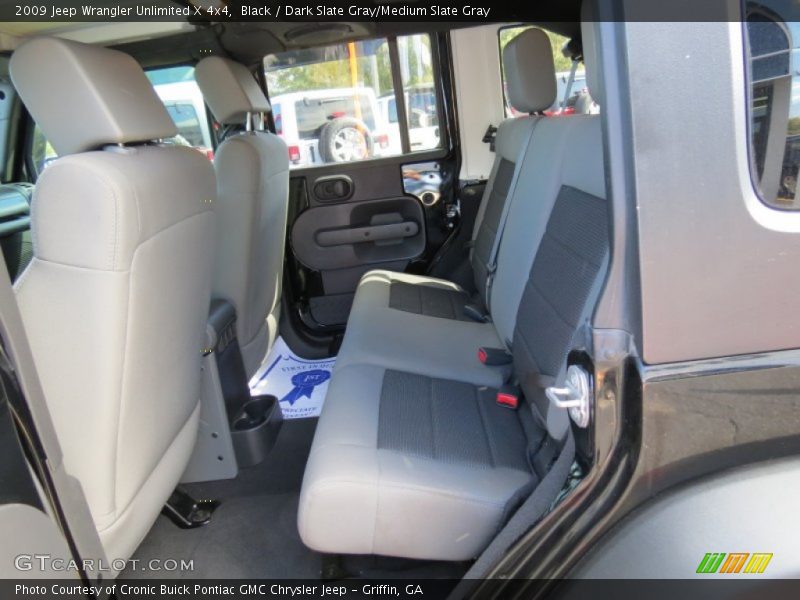 Rear Seat of 2009 Wrangler Unlimited X 4x4